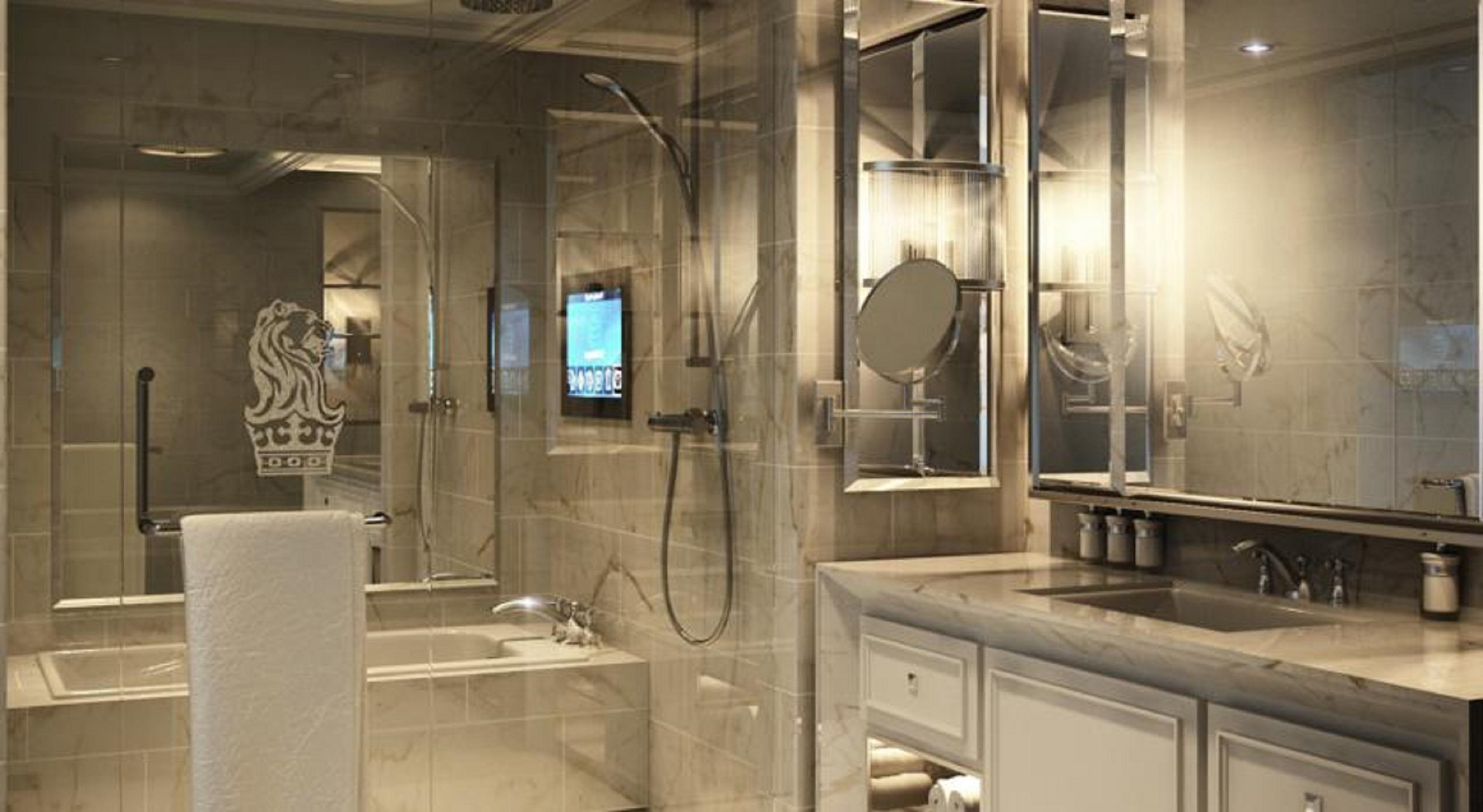 מלון The Ritz-Carlton, קואלה לומפור מראה חיצוני תמונה A bathroom with a shower enclosure